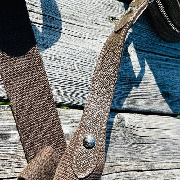 Louis Vuitton Dimitri Leather Shoulder Bag M32468 Brown Authentic Made in France - Picture 11 of 16